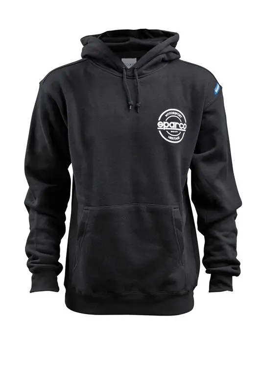 Sparco Sweatshirt Hooded S-Seal Blk Xlrg 1