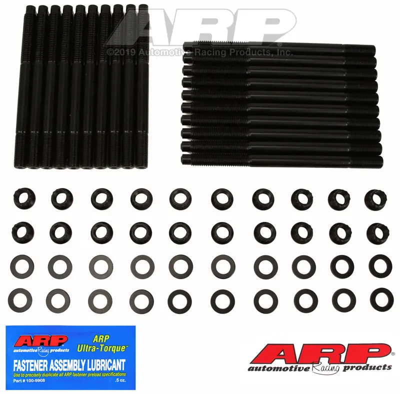 Arp Ford Fontana Svo Block W/Yates Heads 12Pt Head Bolt Kit - Black 1