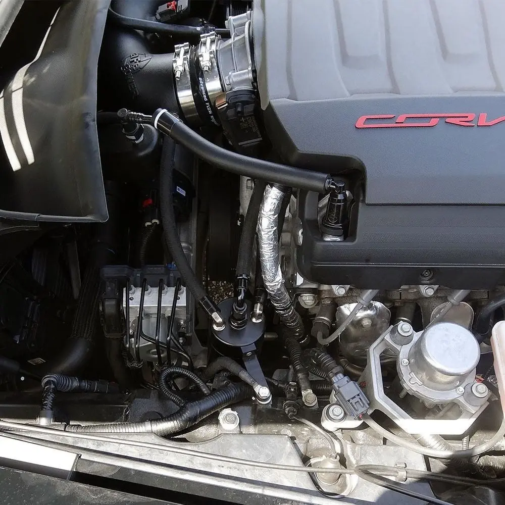 Upr 2014-2015 Chevy Corvette Z51 Z06 Dvcc W/Clean Side Separator - Black 1
