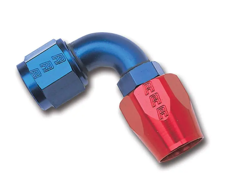 Russell Performance -6 An Red/Blue 90 Degree Full Flow Hose End (25 Pcs.) 1