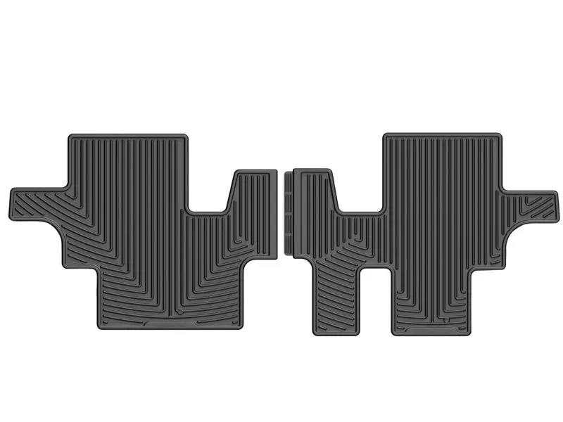 Weathertech 2015+ Chevrolet Colorado Rear Rubber Mats - Black 1