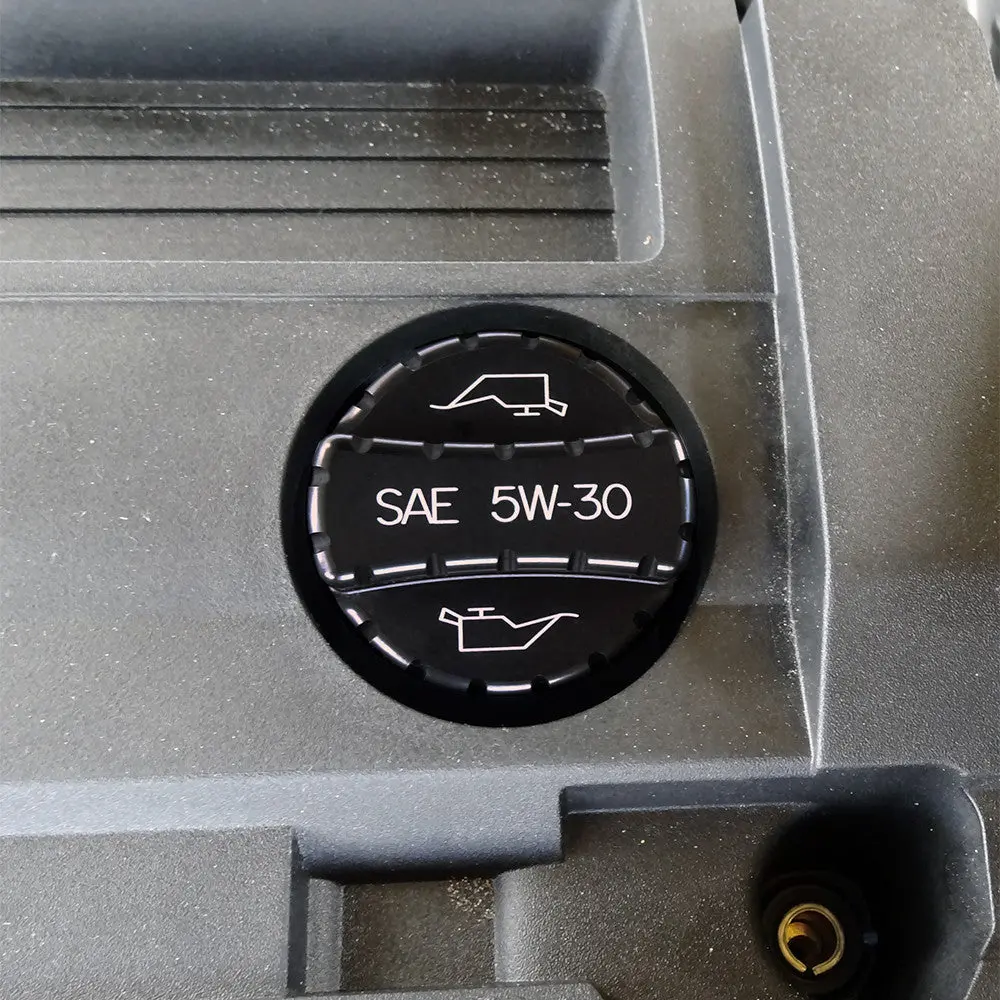 Upr 2015 Ford Mustang Ecoboost Oil Cap Cover Engraved - Satin 1