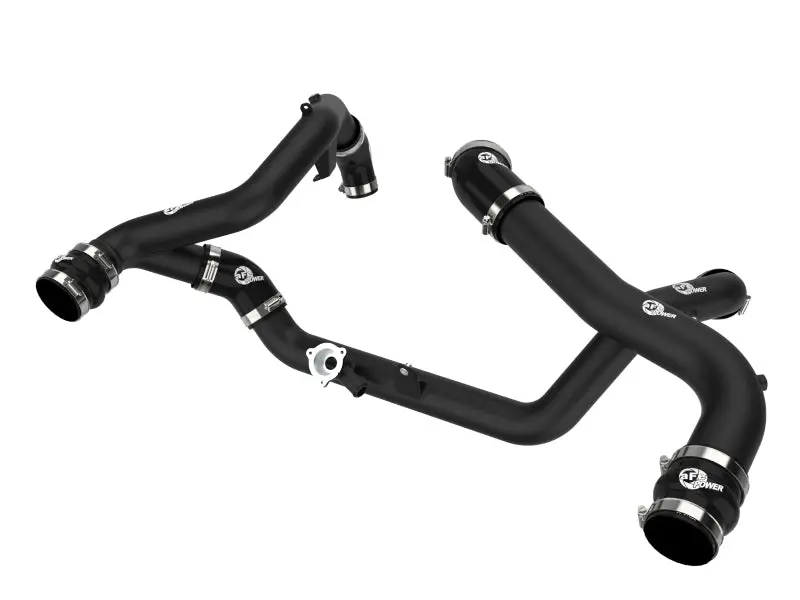 Afe 20-23 Ford Explorer St V6 3.0L (Tt) Bladerunner Aluminum Hot And Cold Charge Pipe Kit - Black 1