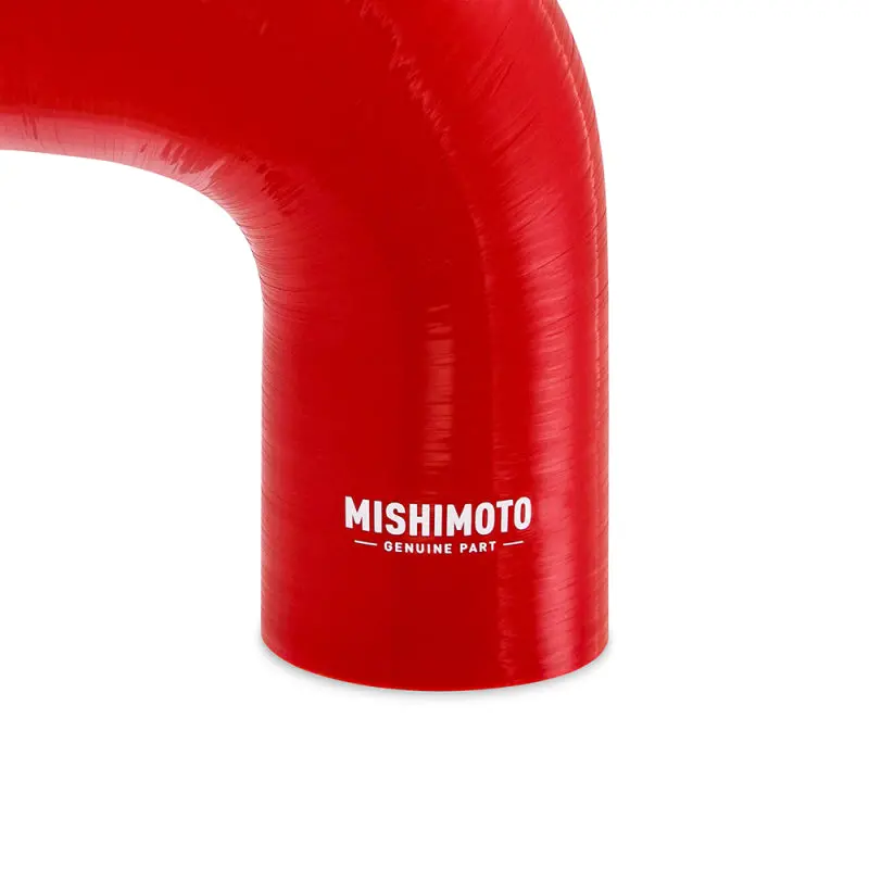 Mishimoto Silicone Reducer Coupler 90 Degree 2In To 2.25In - Red 2