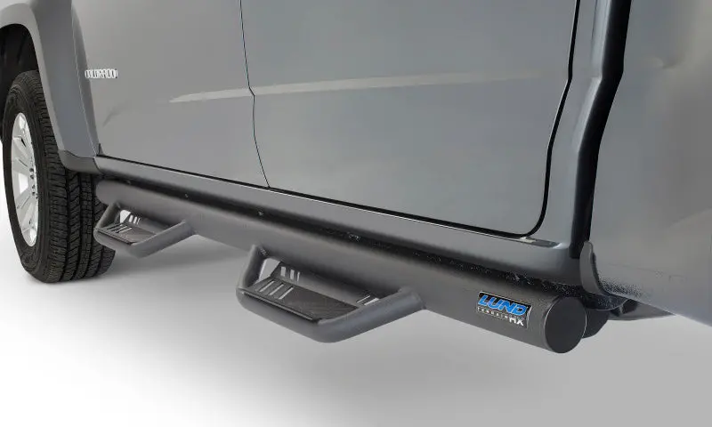 Lund 2019 Chevrolet Silverado 1500 Crew Cab Terrain Hx Step Nerf Bars - Black 1