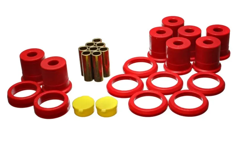 Energy Suspension 92-97 Crown Victoria / 92-97 Grand Marquis Red Rear End Control Arm Bushing Set 1