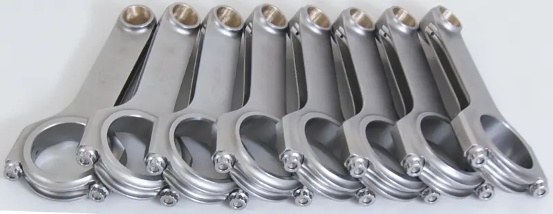 Eagle Chevrolet 4340 Steel H-Beam Connecting Rods 6.535In Length Cap Screw Bushed (Set Of 8) 1