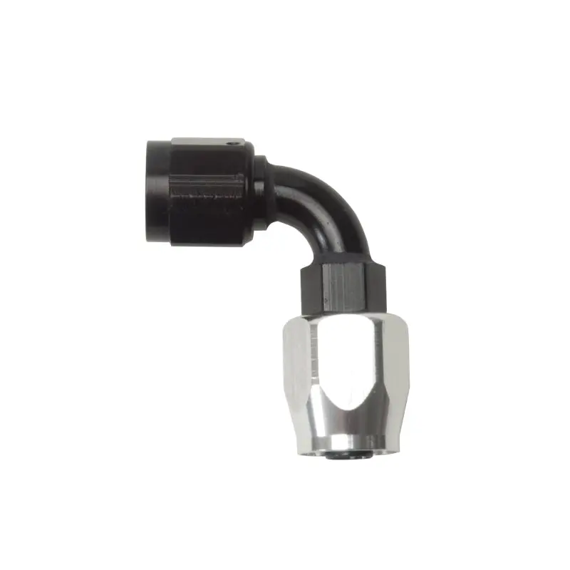 Russell Performance -8 An Black/Silver 90 Degree Full Flow Hose End 1