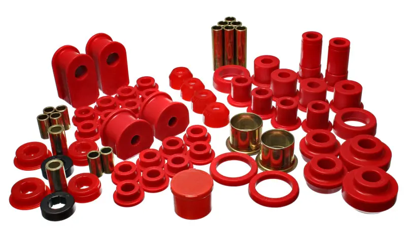 Energy Suspension 91-94 Ford Explorer 4Wd Red Hyper-Flex Master Bushing Set 1