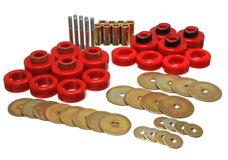 Energy Suspension Cab Mount Set - Club Cab - Red 1