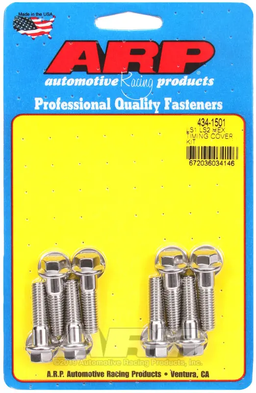 Arp Ls1 Ls2 Ss Hex Timing Cover Bolt Kit 1