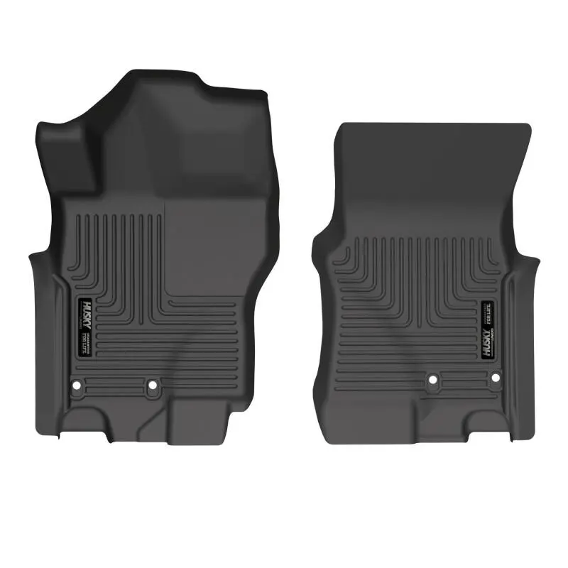 Husky Liners  2022 Nissan Frontier King Cab Ext. Cab/Cc  Weatherbeater Black Front Floor Liners 1