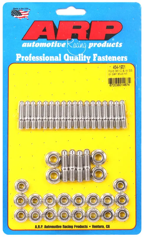 Arp Ford 351C And W Ss Oil Pan Stud Kit 1