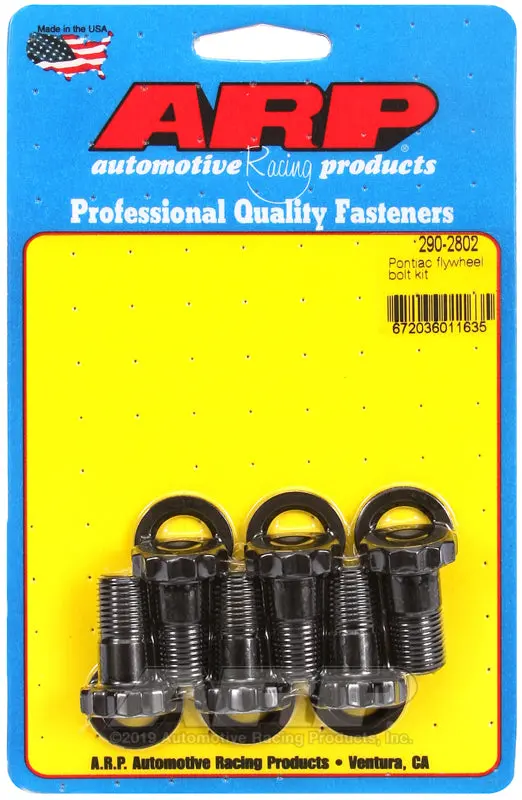 Arp Pontiac 350-455 Flywheel Bolt Kit (Set Of 6) 1
