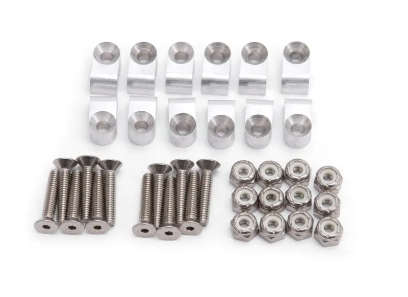 Russell Performance Billet 3/16In Tubing Clamp Natural Finish (12 Pcs.) 1