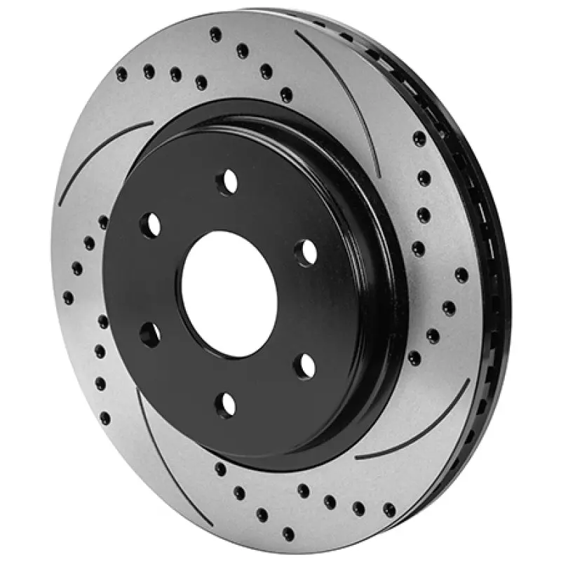 Wilwood 6X5.315 Srp Drilled And Slotted Performance Rotor & Hat L/H - Black 1