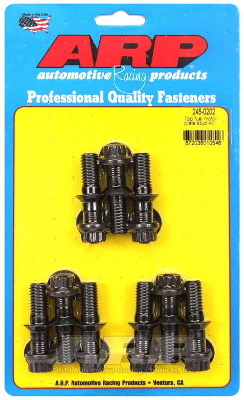 Arp Top Fuel Motor Plate W/1/4In Spacer Stud Kit 1