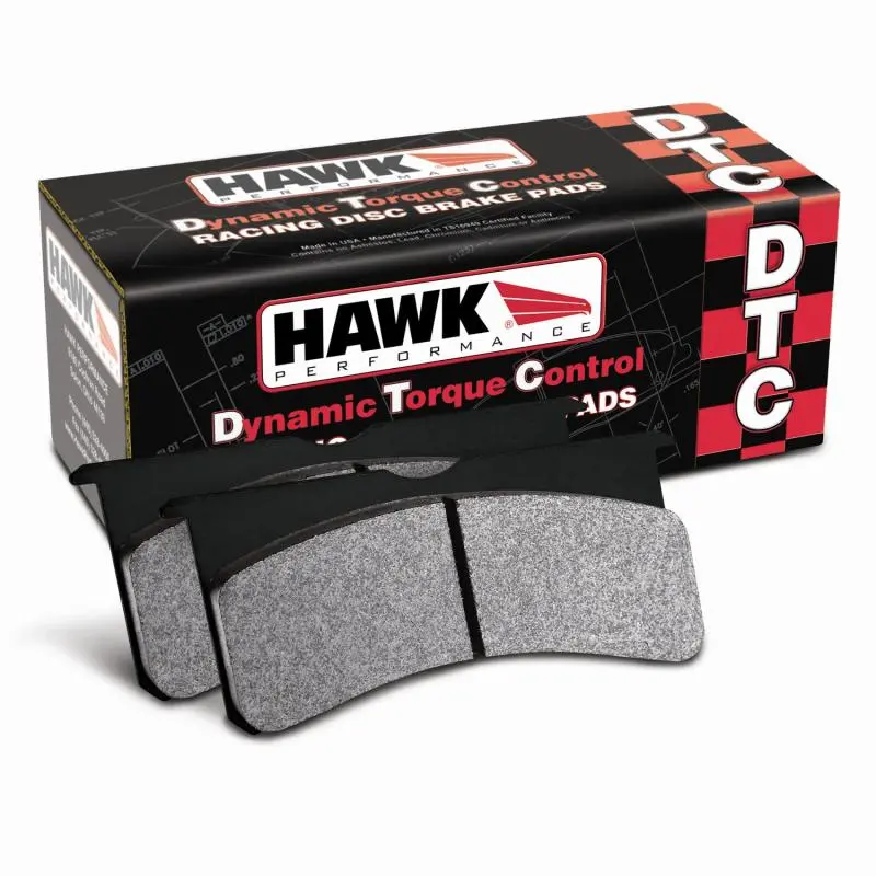 Hawk Alcon/Brembo/Porsche Dtc-70 Rear Race Brake Pads 2