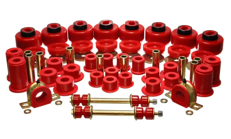 Energy Suspension 99-06 Chevy C1500 New Body Style Silverado 2Wd Red Hyper-Flex Master Bushing Set 1