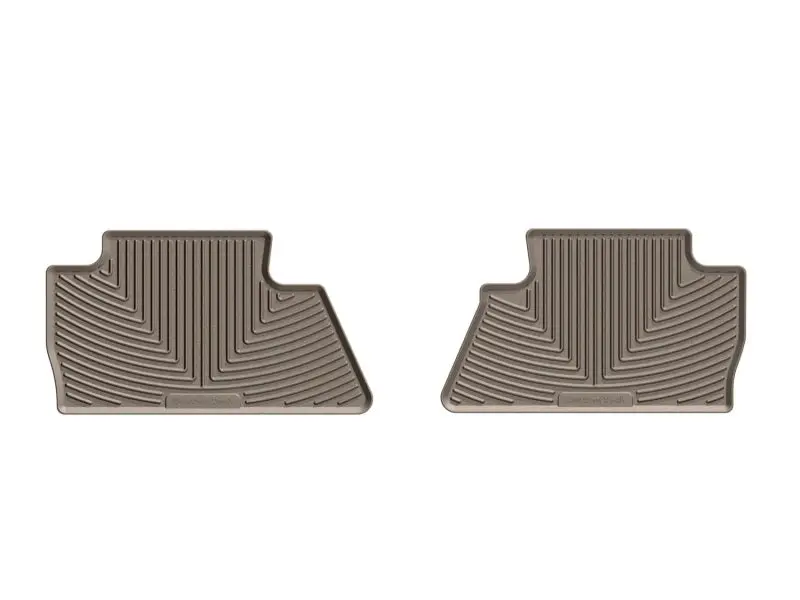 Weathertech 14+ Chevrolet Silverado Rear Rubber Mats - Black 1