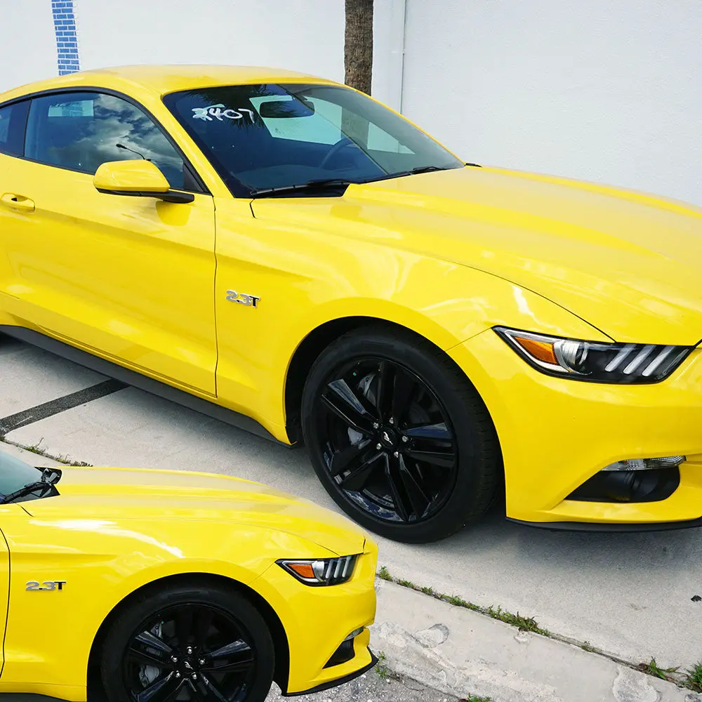 Upr 2015 Ford Mustang Billet 2.3T Emblem - Polished 1