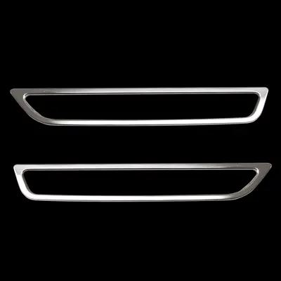 Upr 2010 Ford Mustang Billet Front Side Marker Bezels - Polished 1