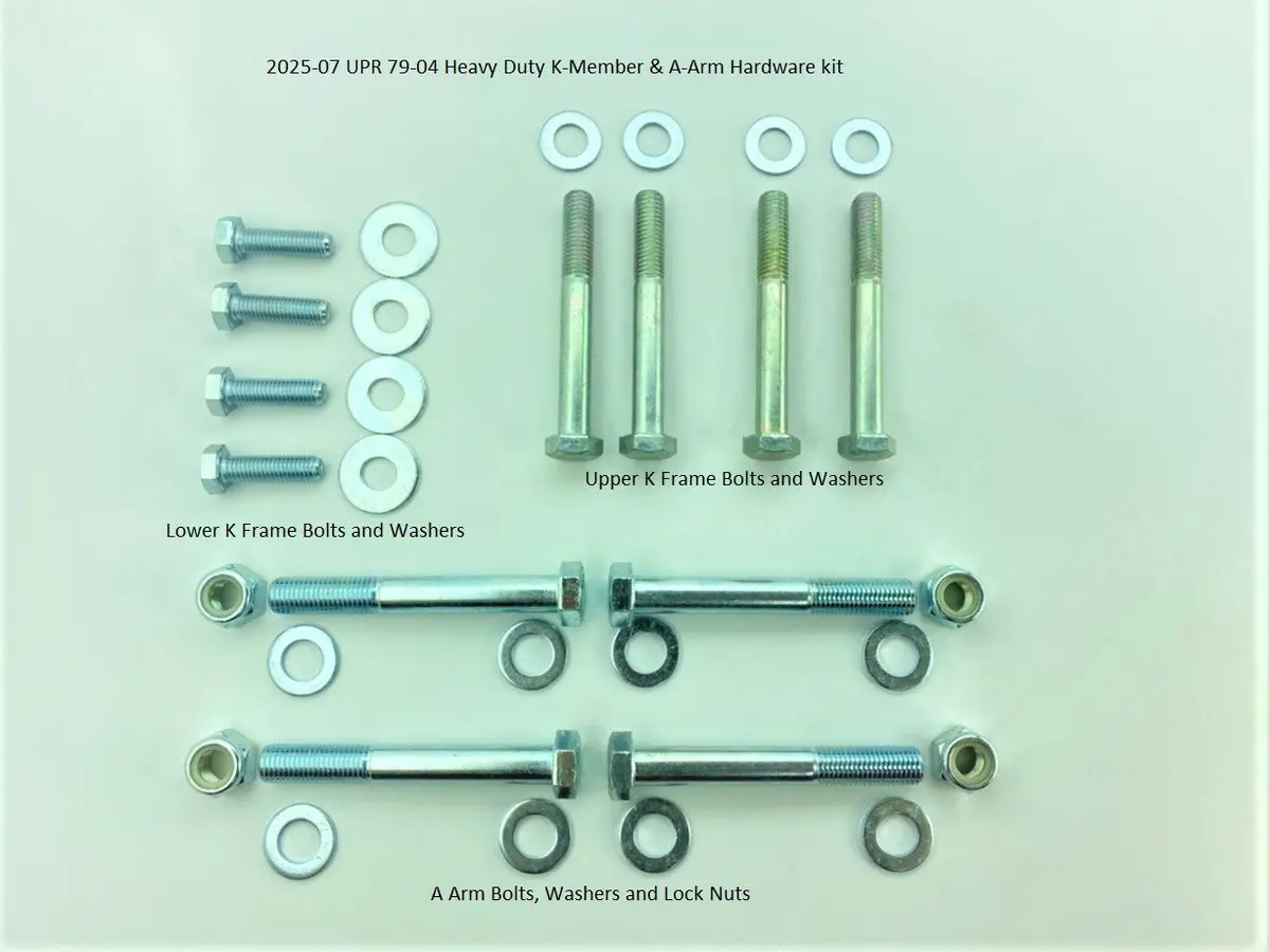Upr 1979-2004 Ford Mustang Grade 10.9 K - Member Hardware Kit 2