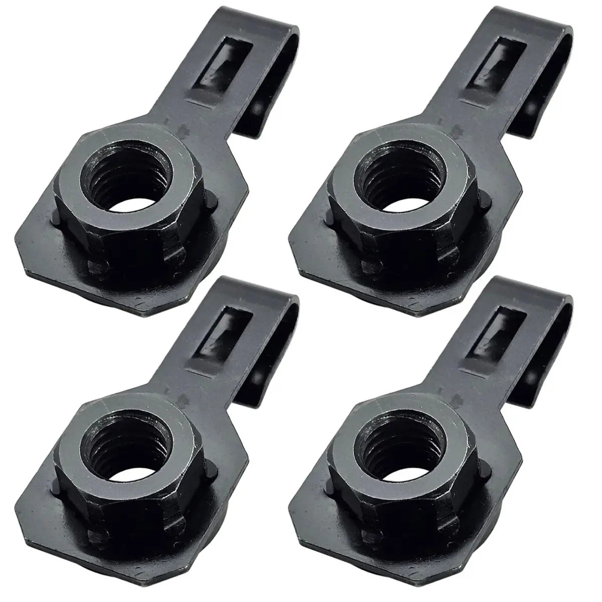 Upr 1979-2004 Ford Mustang J - Nuts 4 Piece Black 1