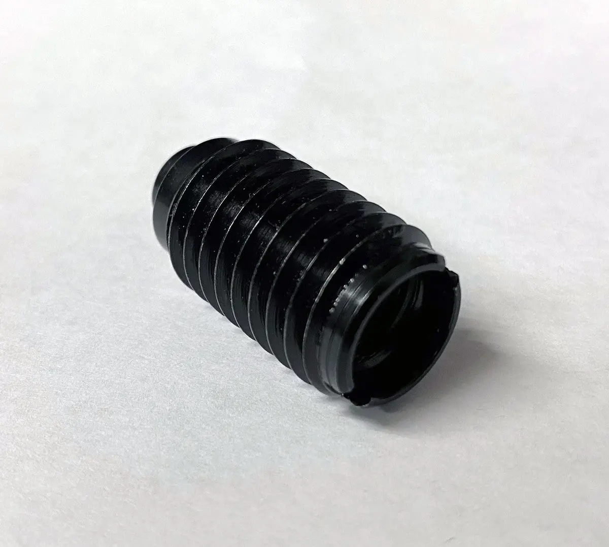 Upr 1986-1995 Ford Mustang F-150 Sbf Thermactor Plug - 5/8-11 Male Thread , 7/16-14 Female Thread - Steel And Black Zinc 1