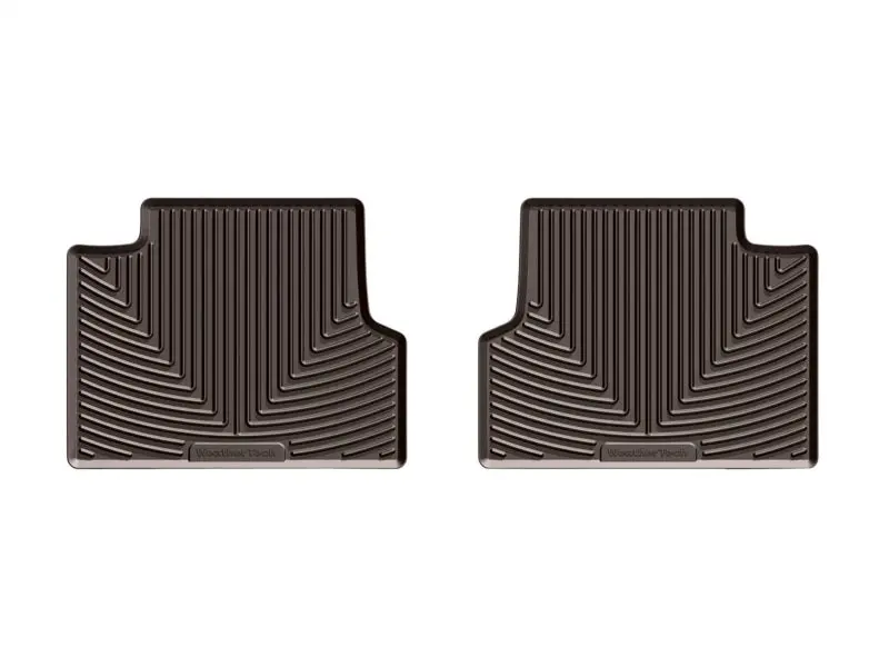 Weathertech 2014+ Jeep Cherokee Rear Rubber Mats - Cocoa 1