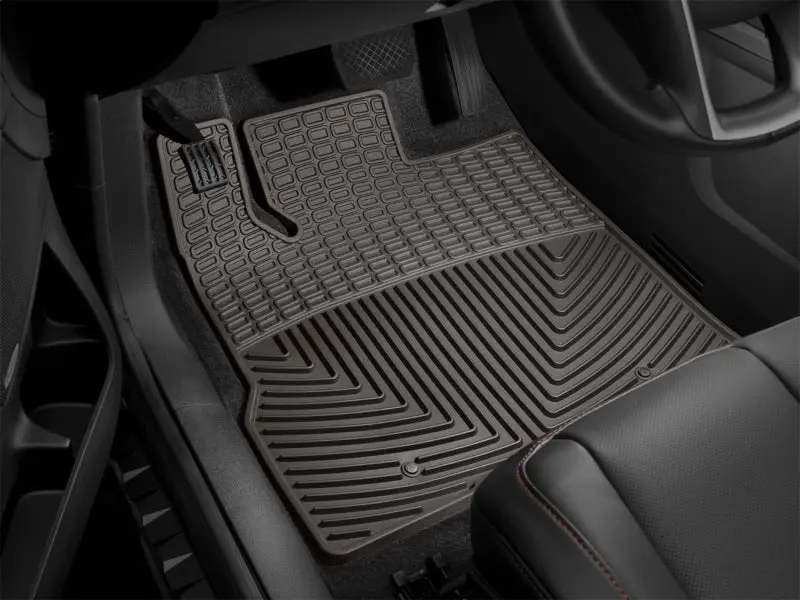 Weathertech 2019+ Chevrolet Silverado 1500 Rear Rubber Mats - Cocoa 1