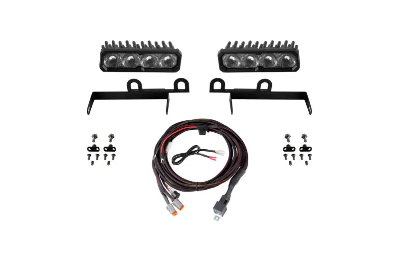 Diode Dynamics 2013-2018 Ram 1500 Ram Sportexpress Ss6 Sport Led Kit White Driving 6000K 1