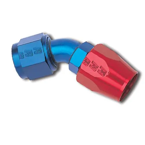 Russell Performance -4 An Red/Blue Straight Full Flow Hose End 1