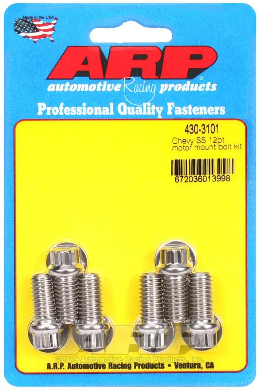 Arp Chevy Ss 12Pt Motor Mount Bolt Kit 1