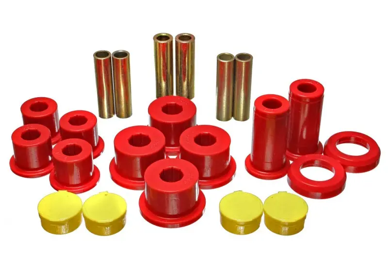 Energy Suspension 2/4 Wd Rear Leaf Spring Bshg - Red 1
