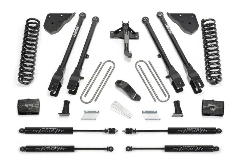 Fabtech 23-24 Ford F450/F550 4Wd 6In 4 Link Lift Kit W/ Stealth Shocks 1
