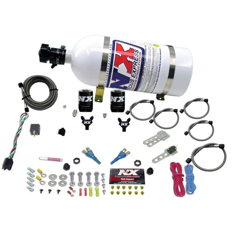 Nitrous Express Bmw Efi All Dual Nozzle Nitrous Kit (50-300 Hp) W/10Lb Bottle 1