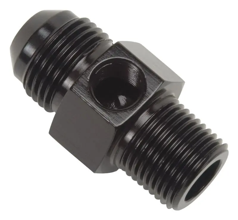 Russell Performance -6 An Flare To 3/8In Pipe Pressure Adapter (Black) 1
