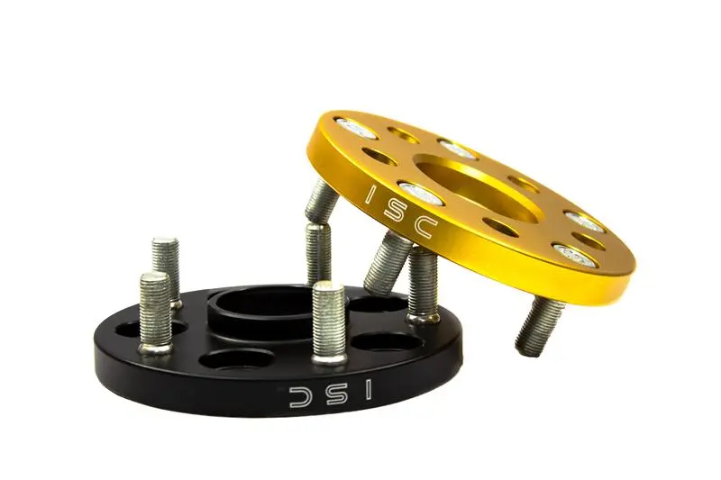Isc Suspension 5X100 To 5X114 15Mm Wheel Adapters Black - Set Of 4 1