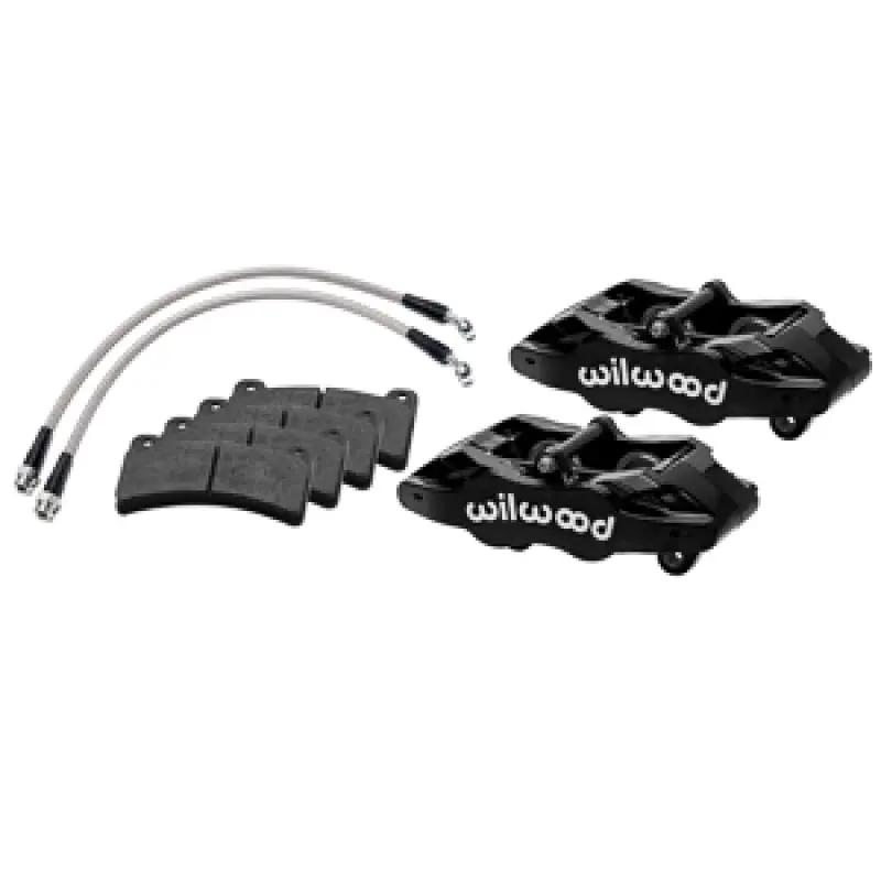 Wilwood 2005-2013 Chevy Corvette C6 Base Models Dpc56 Rear Brake Caliper Kit - Black 1