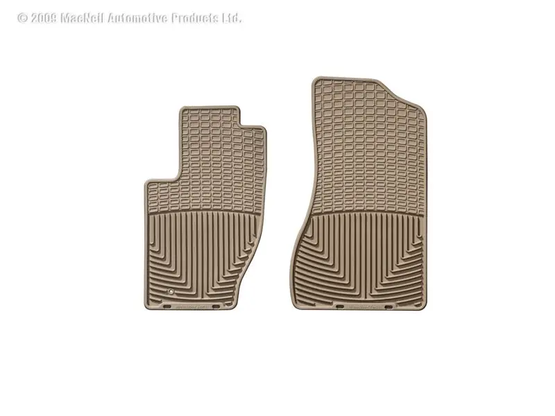 Weathertech 99-04 Jeep Grand Cherokee Front Rubber Mats - Tan 1