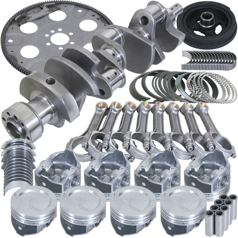 Eagle Chevy 350 1Pc 3.750In Crank 5.700In I-Beam Rod 4.060In Pistons 153 Tooth Fp Balanced Assembly 1