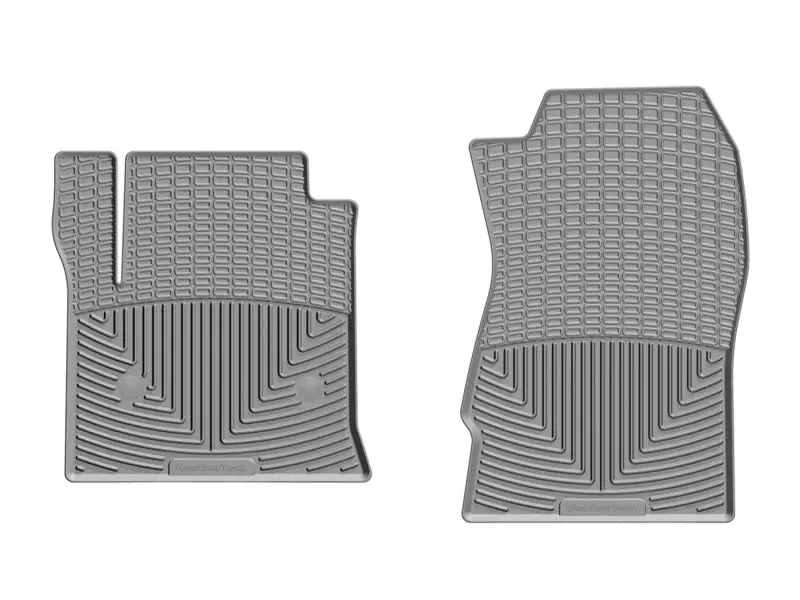 Weathertech 14+ Chevrolet Silverado Front Rubber Mats - Grey 1