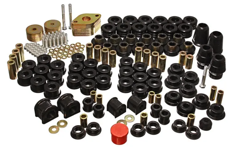 Energy Suspension 07-11 Jeep Jk 4Dr Black Hyper-Flex Master Bushing Set 1