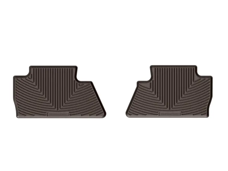 Weathertech 2014+ Chevy Silverado Rear Rubber Mats - Cocoa (Fits 1500 Only) 1