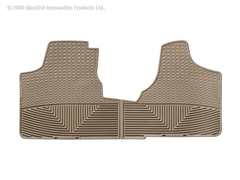 Weathertech 03 Chrysler Voyager Short Wb Front Rubber Mats - Tan 1