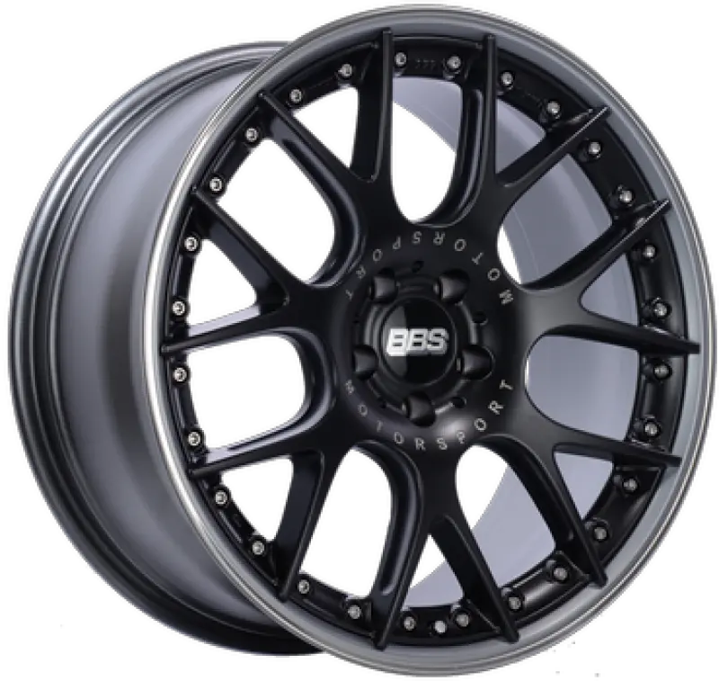 Bbs Ch-Rii 21X10.5 5X112 Et17 Cb66.5 Black Center Platinum Lip Ss Rim Prot Wheel -82Mm Pfs/Clip Req 1