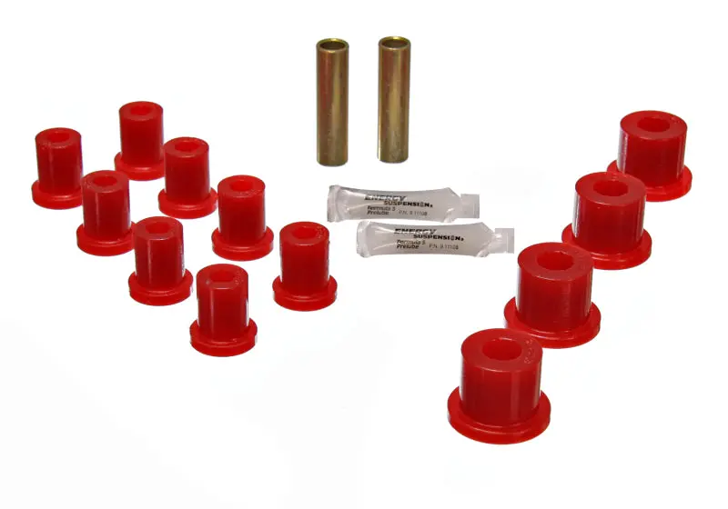 Energy Suspension Jeep Spring Bushing Set - Red 1
