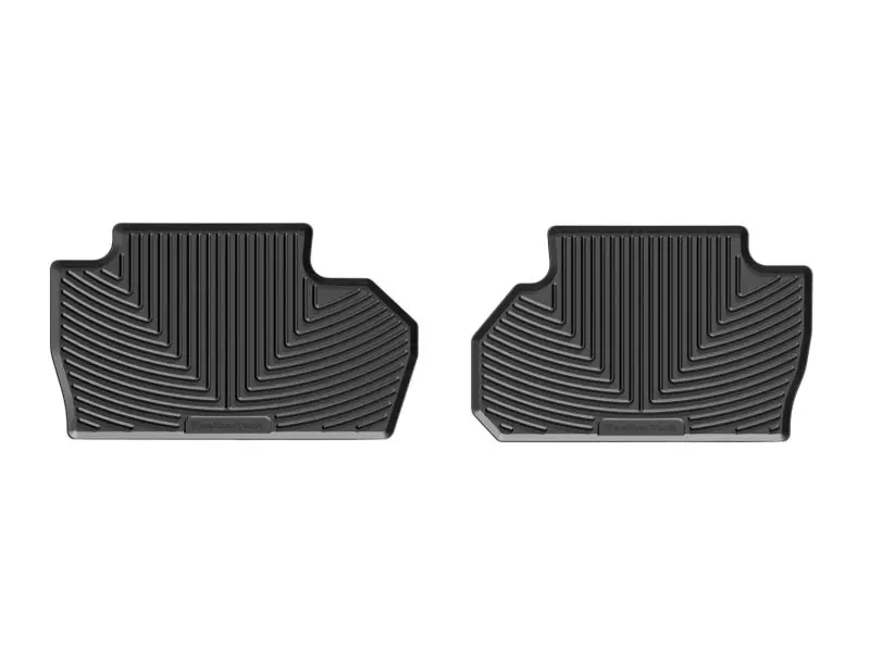 Weathertech 14+ Chevrolet Silverado Rear Rubber Mats - Black 1