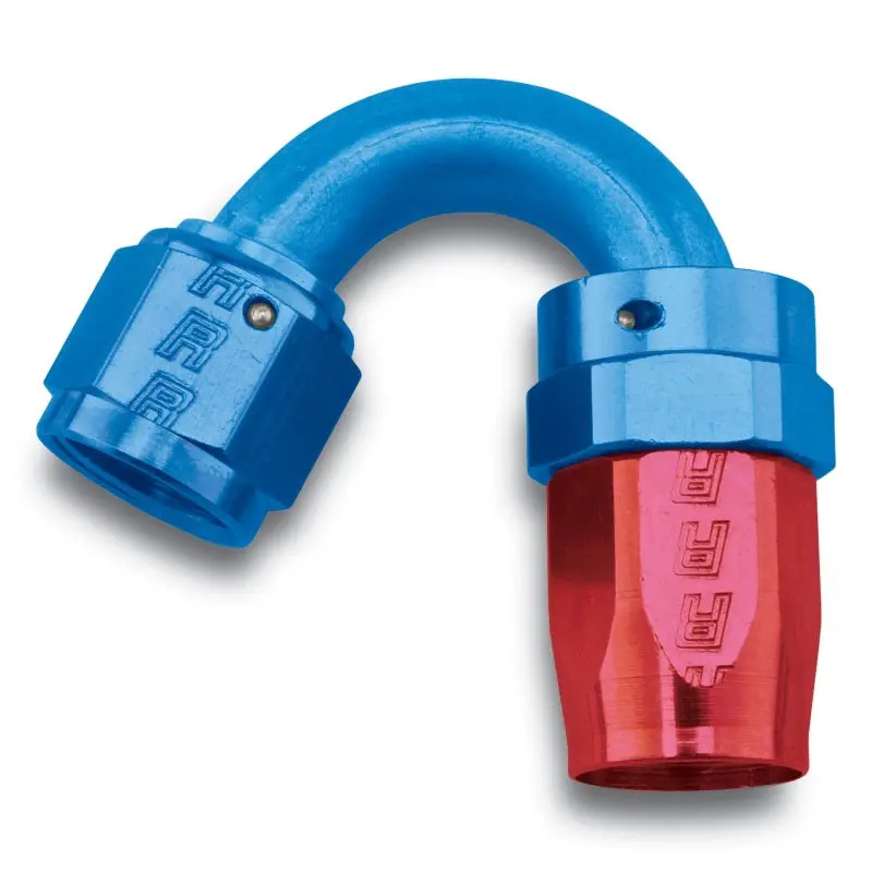 Russell Performance -6 An Red/Blue 150 Degree Full Flow Swivel Hose End (With 9/16In Radius) 1